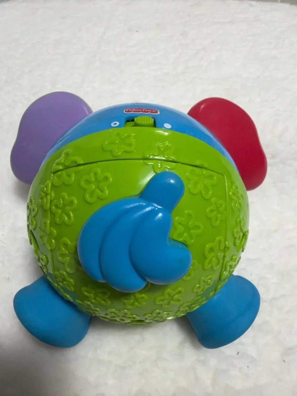 Vintage Fisher‑Price Brilliant Basics Bounce & Giggle Elephant Toy (2004)
